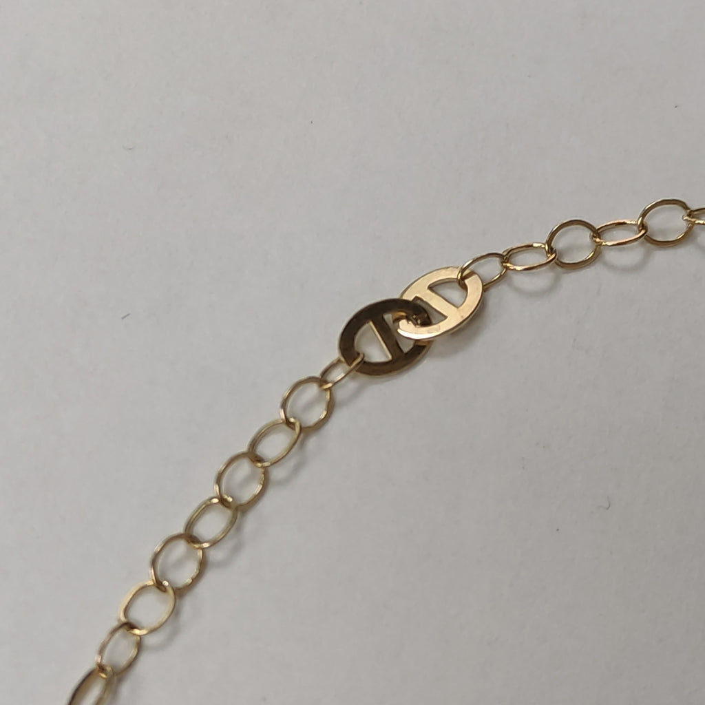 PULSERA ESPECIAL 14K 21 CM 1.8 GR (NUEVO)