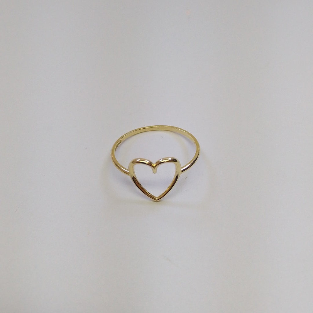 ANILLOS ANILLITO FIG CORAZON 10K TALLA 8 0.9 GR (NUEVO)