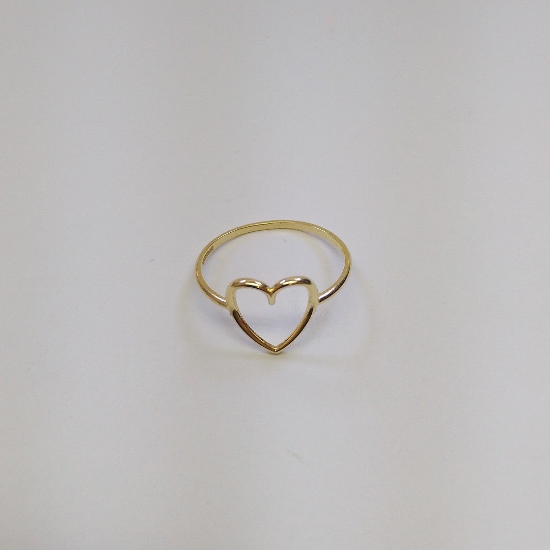 ANILLOS ANILLITO FIG CORAZON 10K TALLA 8 0.9 GR (NUEVO)