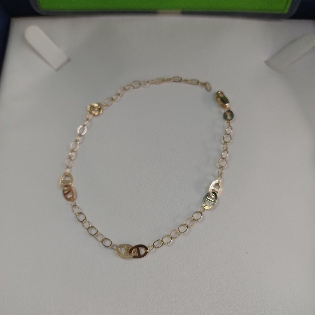PULSERA ESPECIAL 14K 21 CM 1.8 GR (NUEVO)