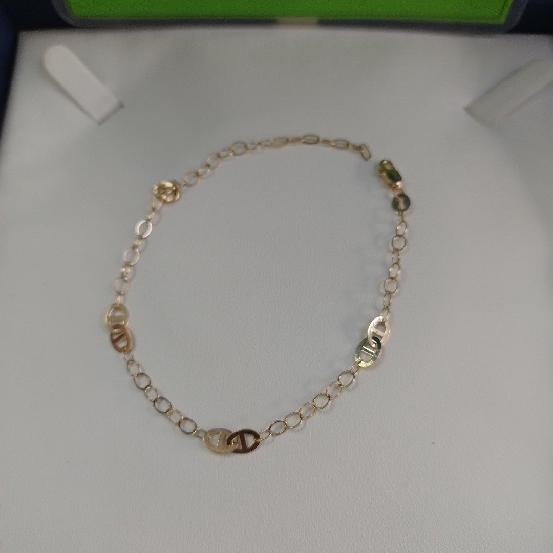 PULSERA ESPECIAL 14K 21 CM 1.8 GR (NUEVO)