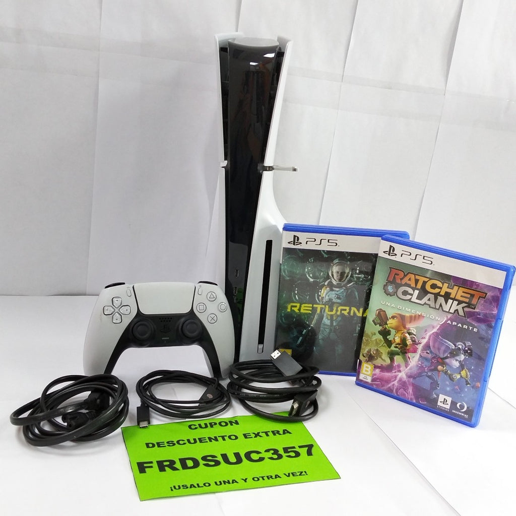 CONSOLA DE VIDEOJUEGO SONY PS5 SLIM 1 TB SSD (SEMINUEVO)