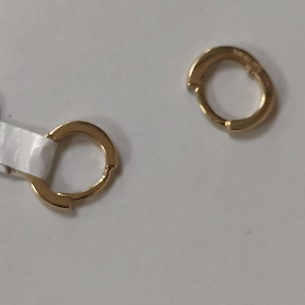 ARETES HUGGIE 14K 1.4 GR (NUEVO)