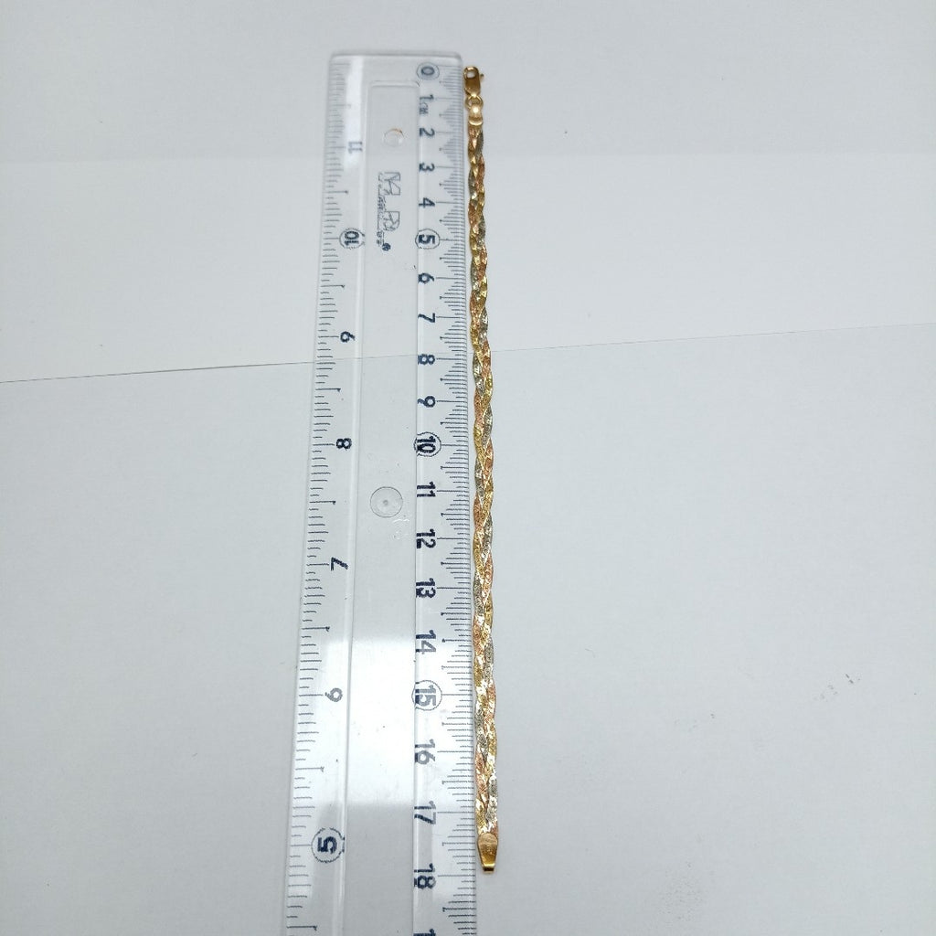 PULSERA ORO, ORO COMBINADO 14 K 1.2 GRMS (SEMINUEVO)