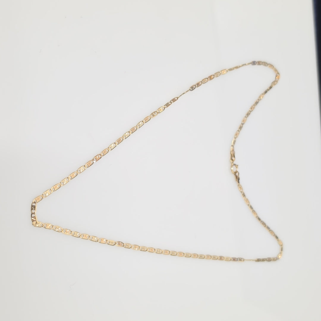 CADENA ORO COMBINADO 14 K 3,20 GRMS (SEMINUEVO)