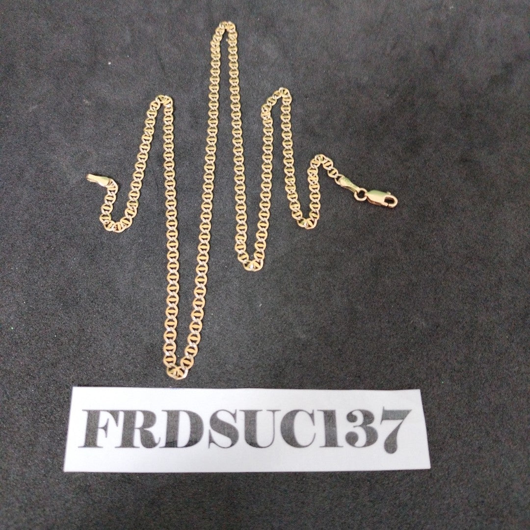 CADENA ORO, RODIADO 14 K 6.4 GRMS (SEMINUEVO)