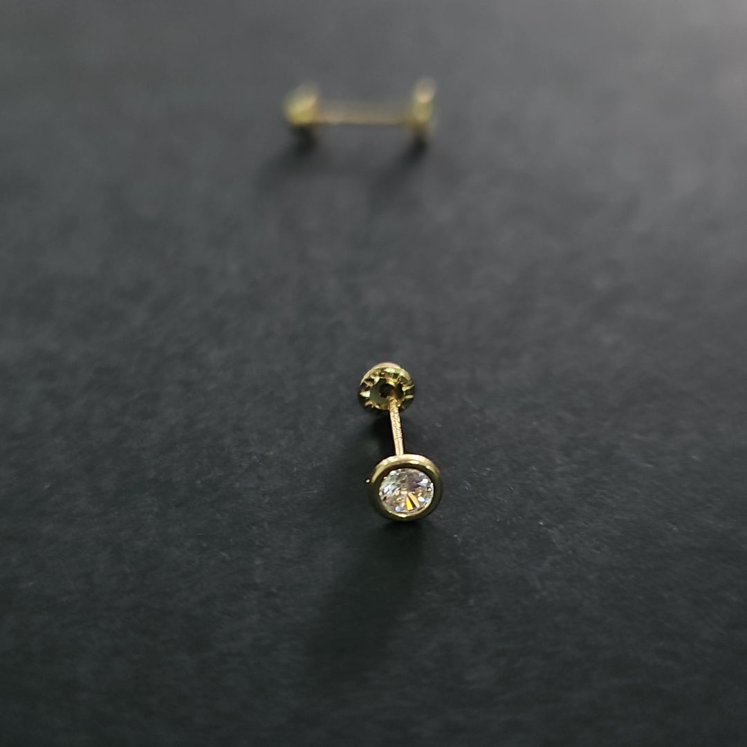 BROQUELES BROQUEL C CIRCONIA 14K 0.1501 GR (NUEVO)