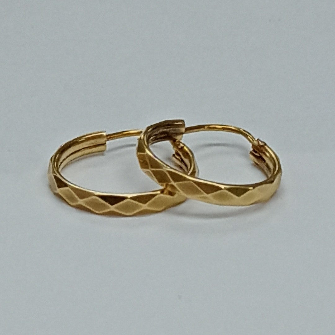 ARRACADAS PAR ORO 14 K 2 GRMS (SEMINUEVO)