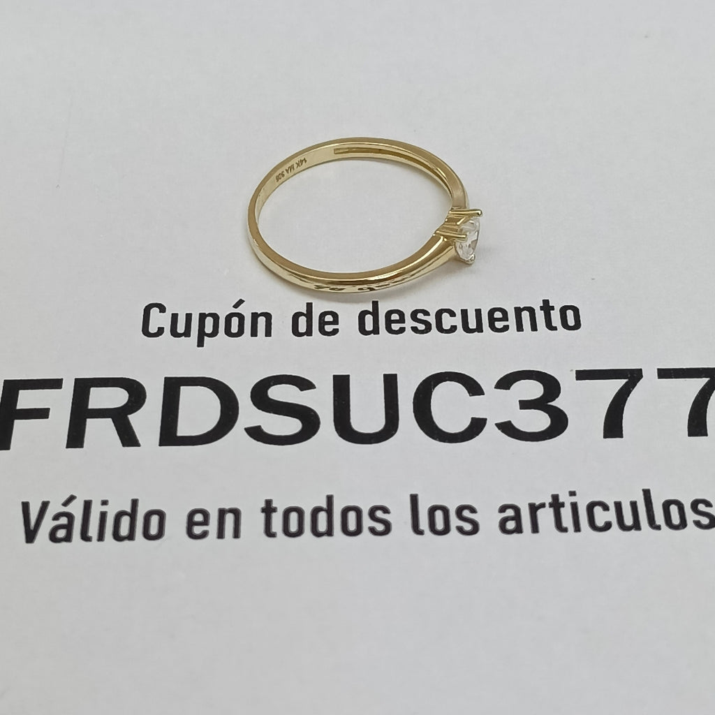 ANILLOS DAMA ORO 14K 1.5 (NUEVO)