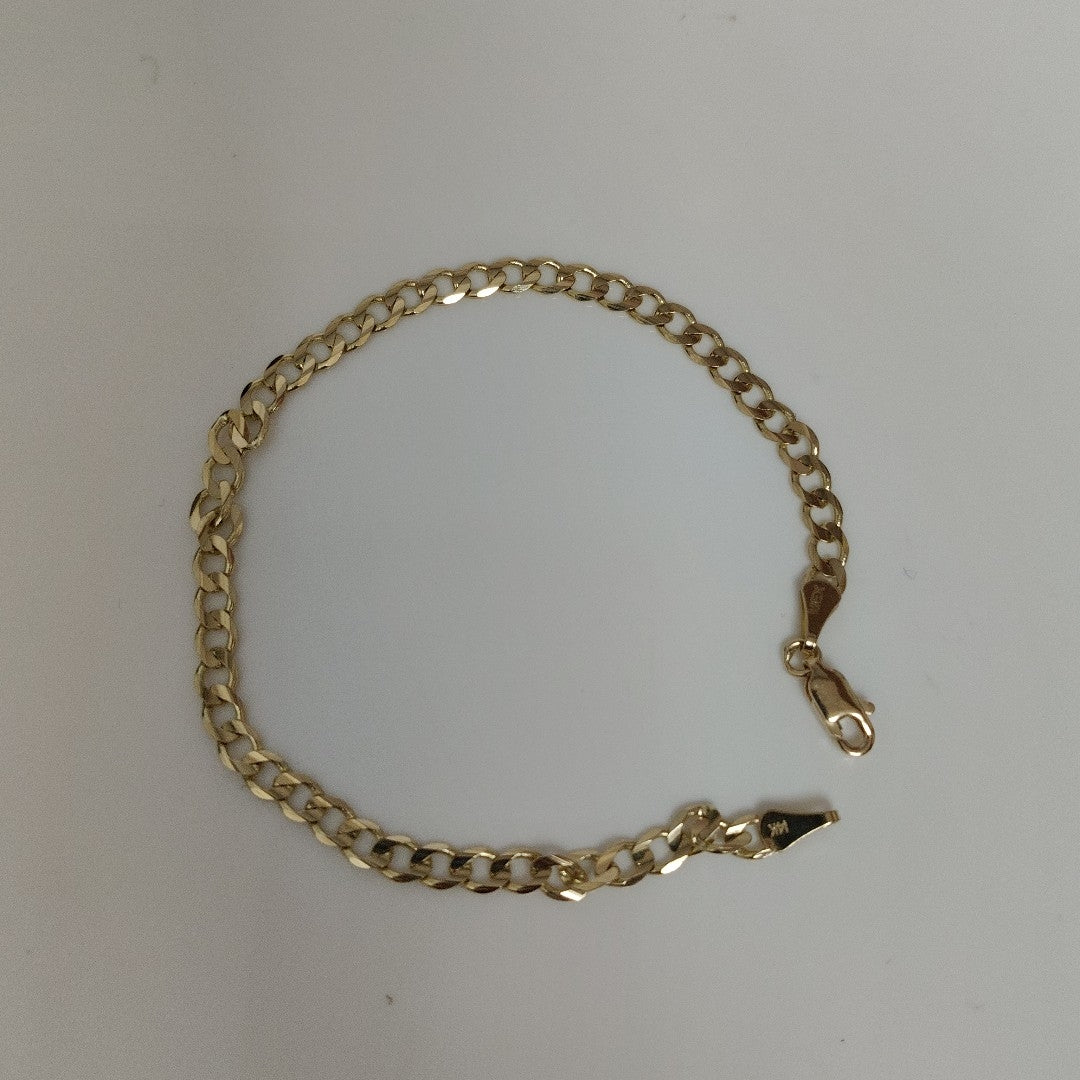 PULSERA BARBADA 14K 21 CM 5.1 GR (NUEVO)