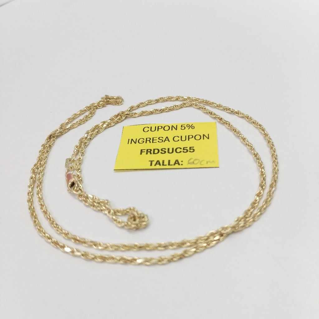CADENA ORO 14 K 7,70 GRMS (SEMINUEVO)