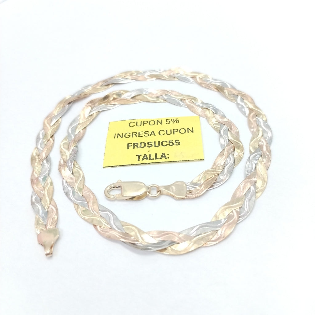 GARGANTILLA ORO, ORO COMBINADO 14 K 12.1 GRMS (SEMINUEVO)