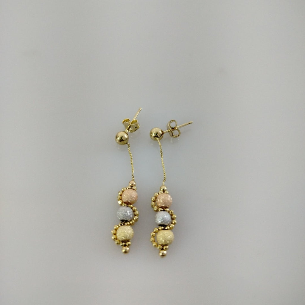 BROQUELES PAR ORO 14 K 2,20 GRMS (SEMINUEVO)