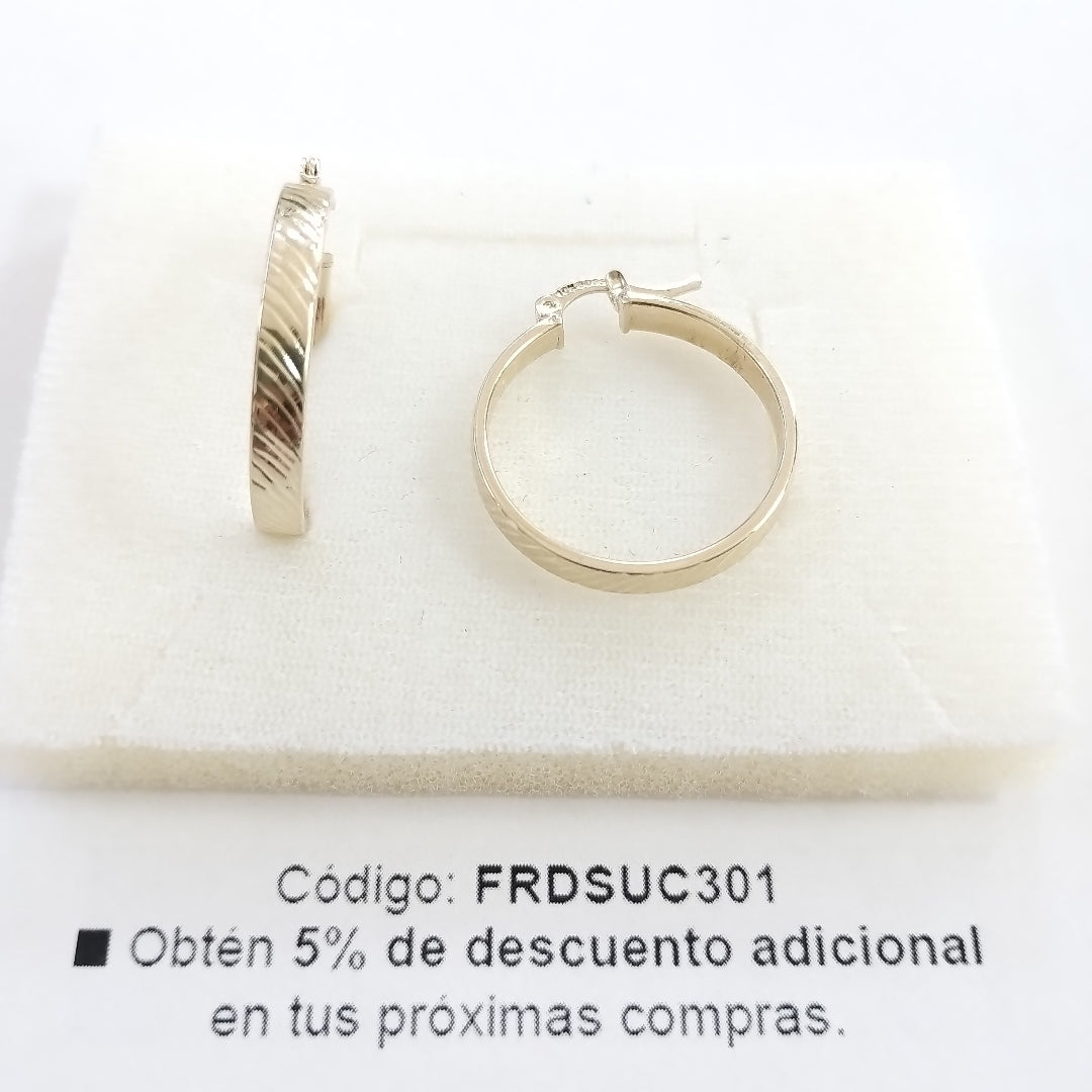 ARETES ARRACADA ASTRIADA 10K 2.3 GR (NUEVO)