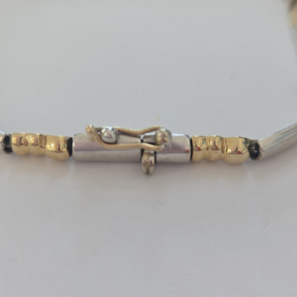 PULSERA ORO COMBINADO 14 K 14.2 GRMS (SEMINUEVO)