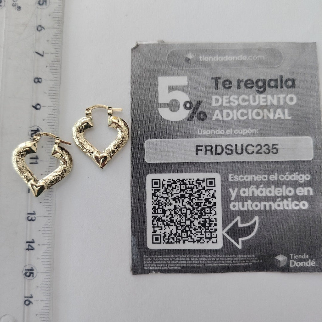 ARETES ARRACADAS 14K 1.7 GR (NUEVO)