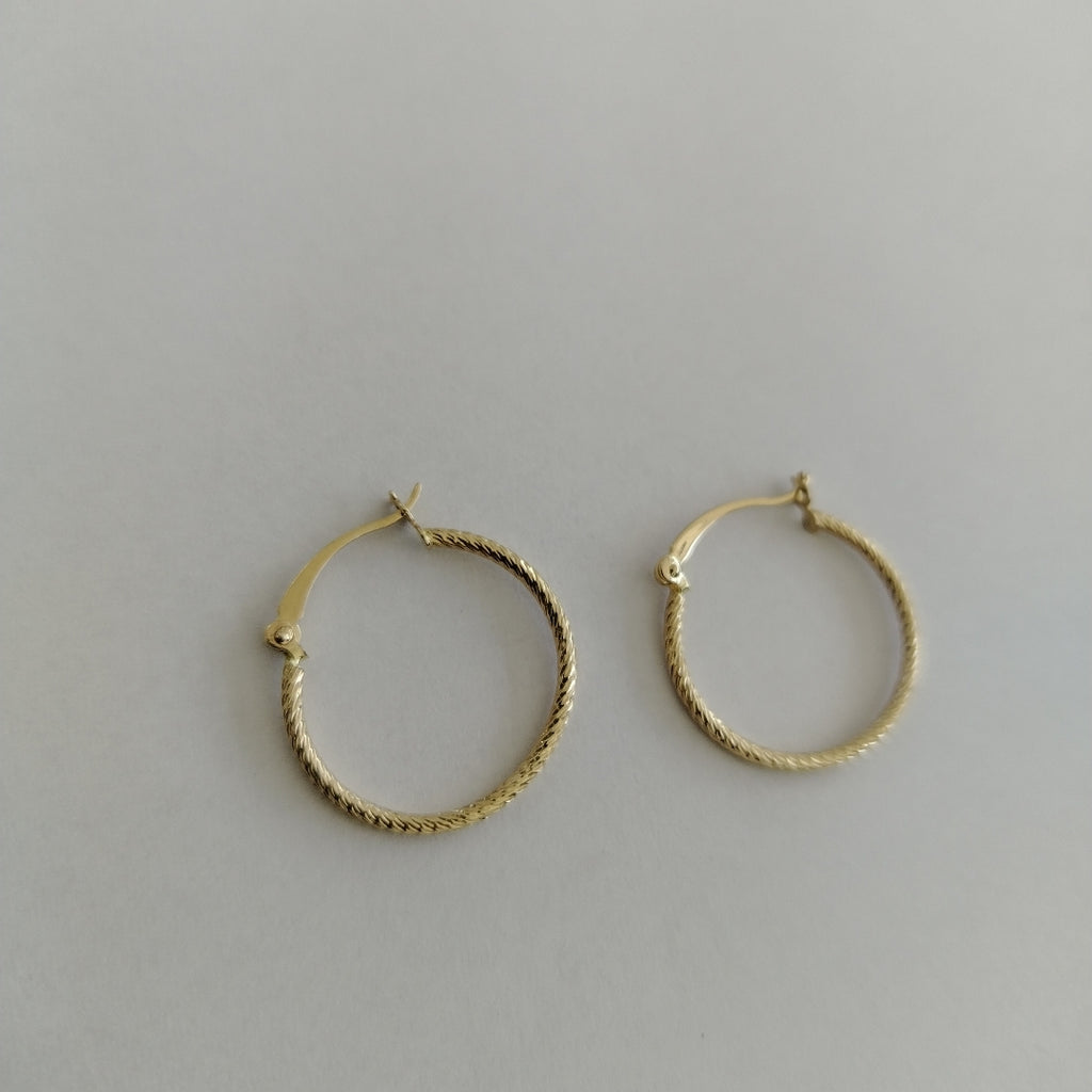ARETES ARRACADAS 14K 1.2 GR (NUEVO)