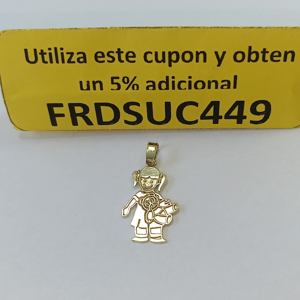 DIJE NIÑA 10K 1 GR (NUEVO)