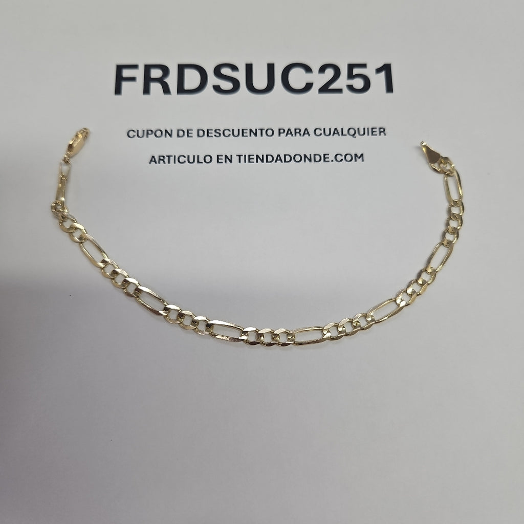 PULSERA 3X1 14K 21 CM 6.6 GR (NUEVO)