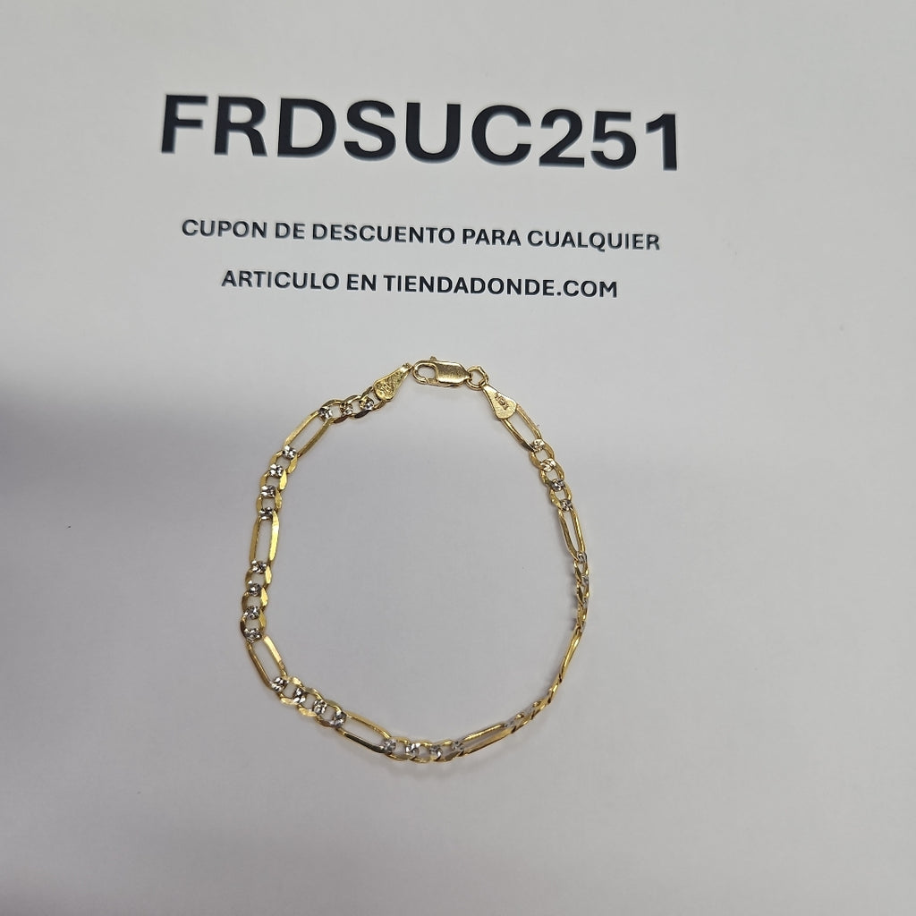 PULSERA 3X1 14K 18 CM 3.9 GR (NUEVO)
