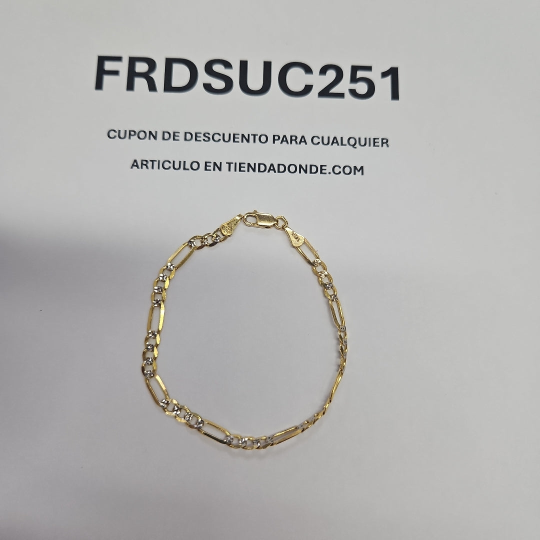 PULSERA 3X1 14K 18 CM 3.9 GR (NUEVO)