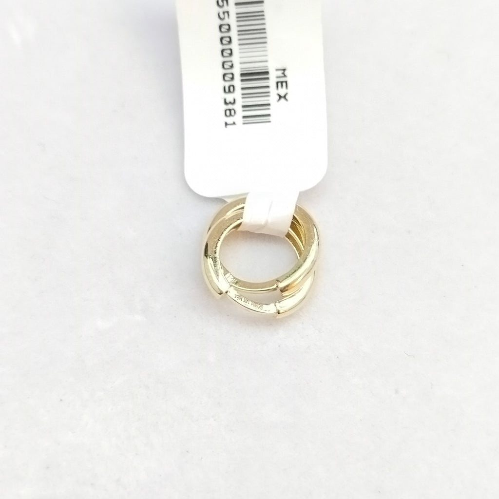 ARETES HUGGIES LISAS 14K 1.3 GR (NUEVO)