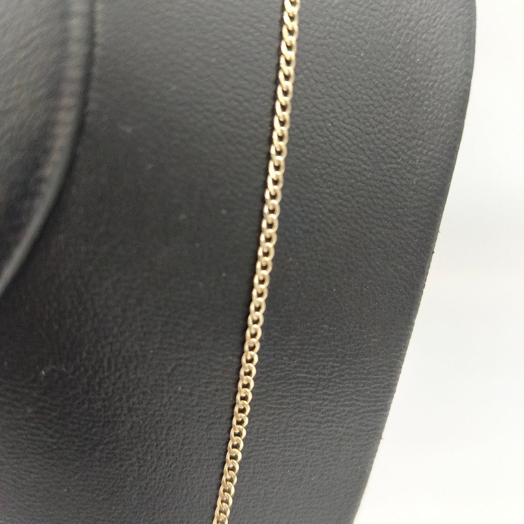 CADENAS TEJIDO BARBADA ORO 10K 55 CM 3.8 GR (NUEVO)
