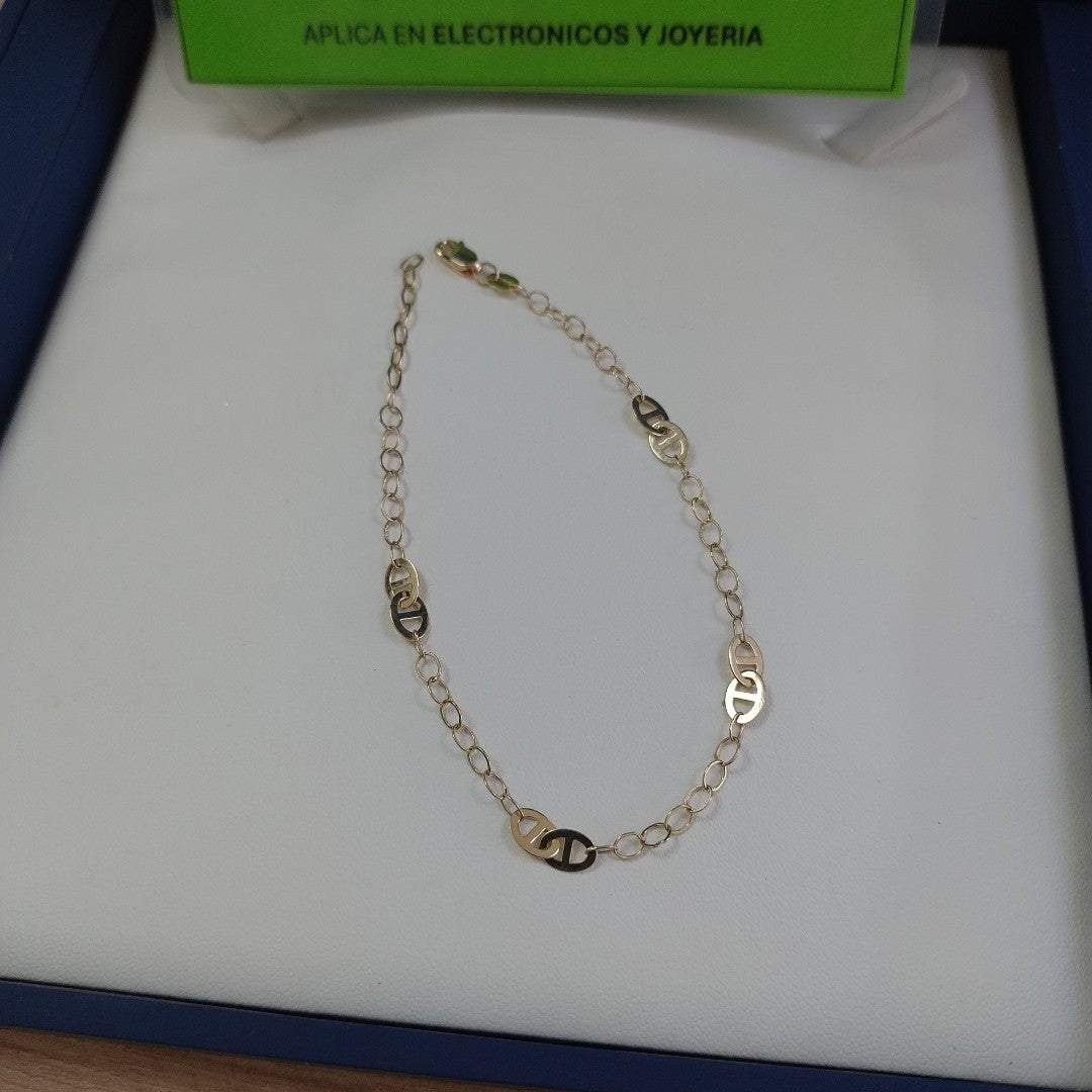 PULSERA ESPECIAL 14K 21 CM 1.9 GR (NUEVO)