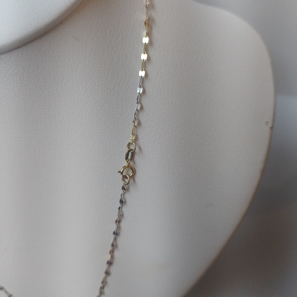 CADENA ORO, ORO COMBINADO 14 K 0.9 GRMS (SEMINUEVO)