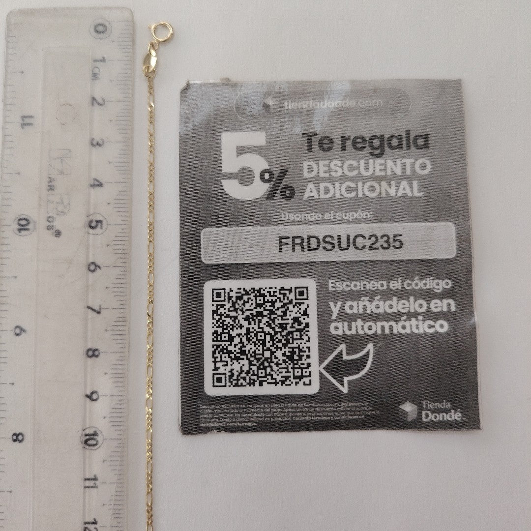 PULSERA 3X1 14K 18 CM 0.9 GR (NUEVO)