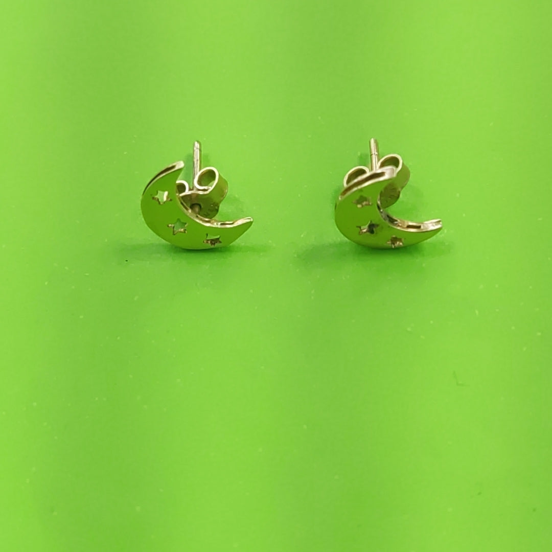 BROQUELES PAR ORO 14 K 1.2 GRMS (SEMINUEVO)