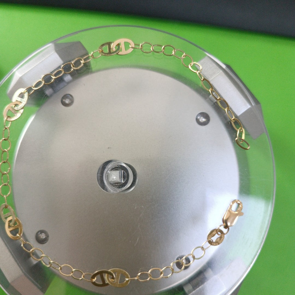PULSERA ESPECIAL 14K 21 CM 1.9 GR (NUEVO)