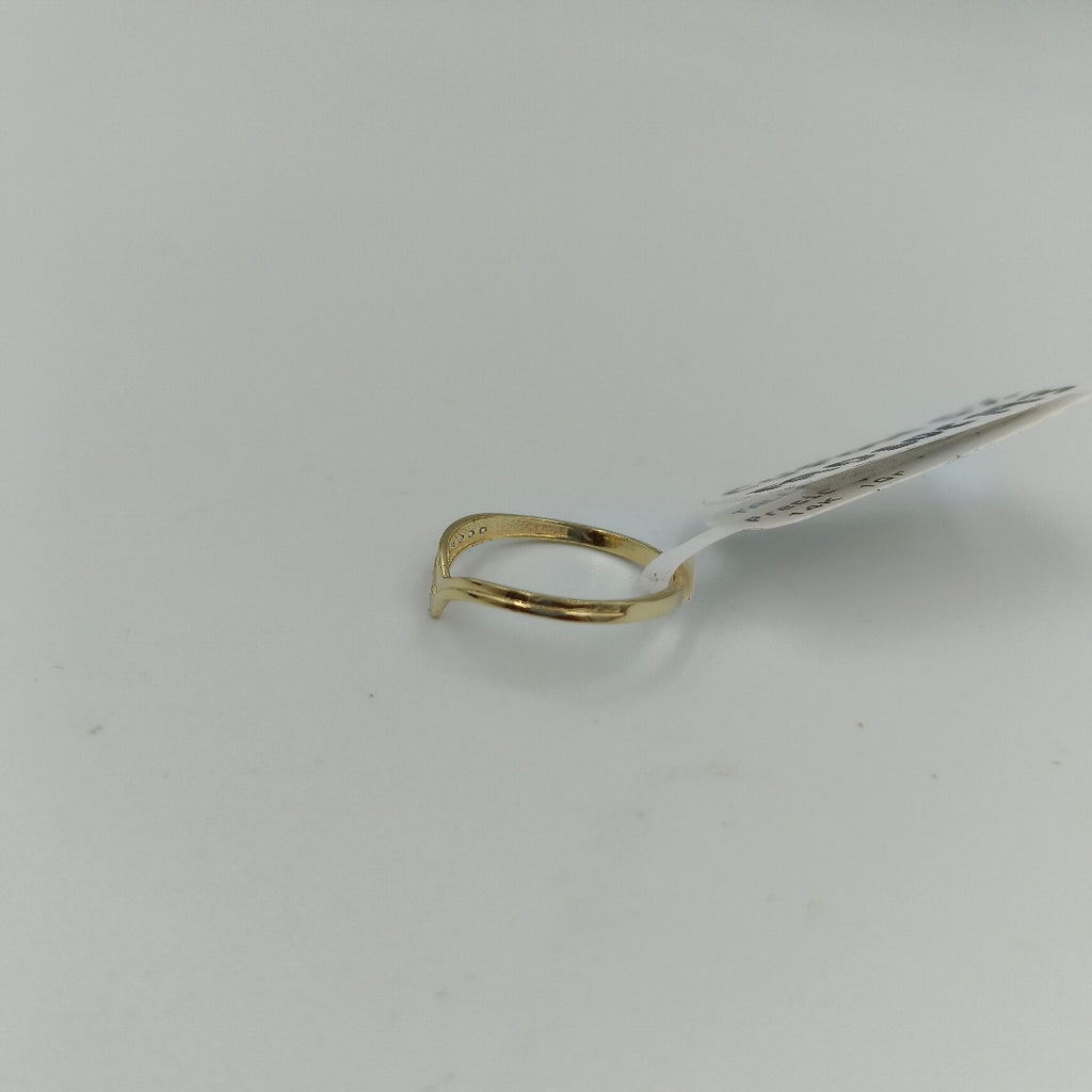 ANILLOS CON CIRCONIAS 14K TALLA 7 1 GR (NUEVO)