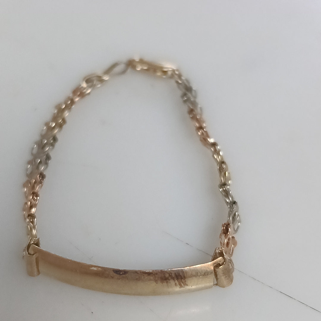 ESCLAVA ORO 10 K 3.5 GRMS (SEMINUEVO)