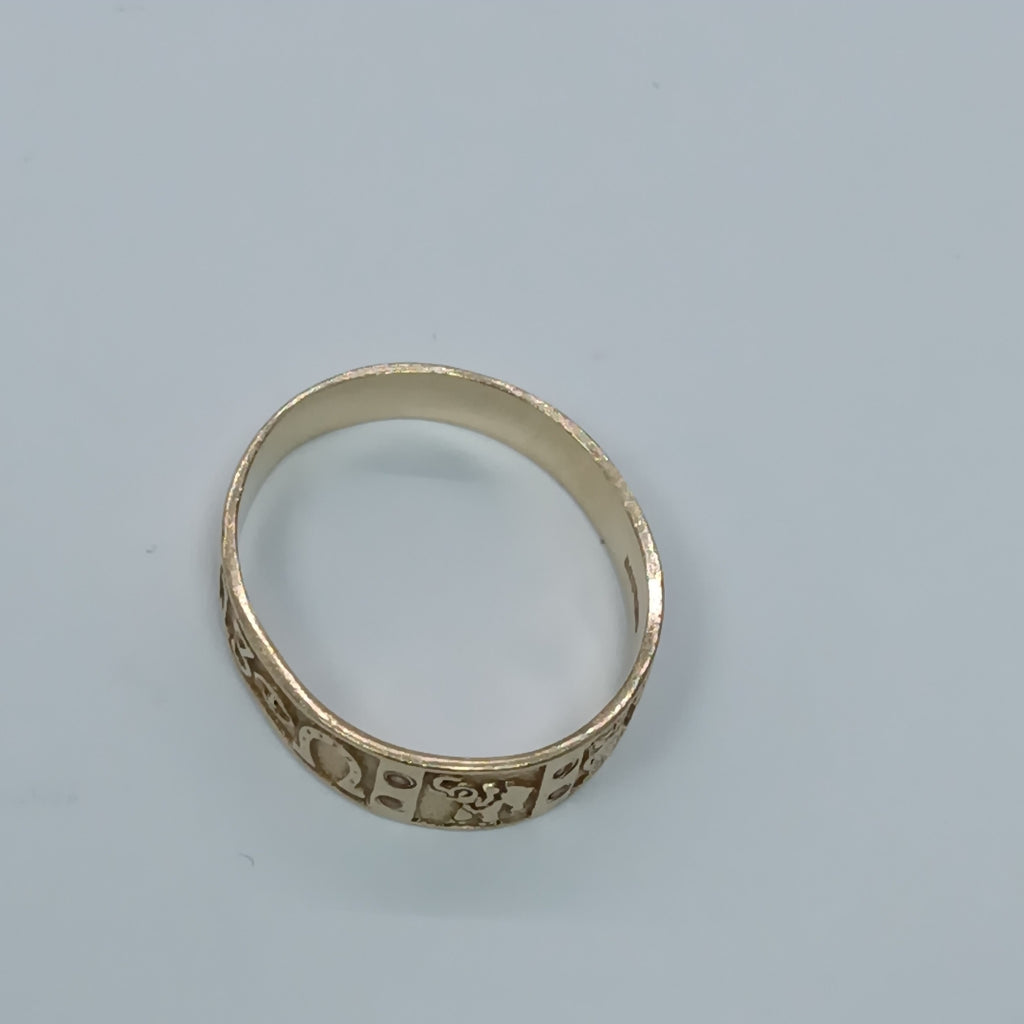 ARGOLLA DE LA SUERTE ORO 14 K 3,30 GRMS (SEMINUEVO)
