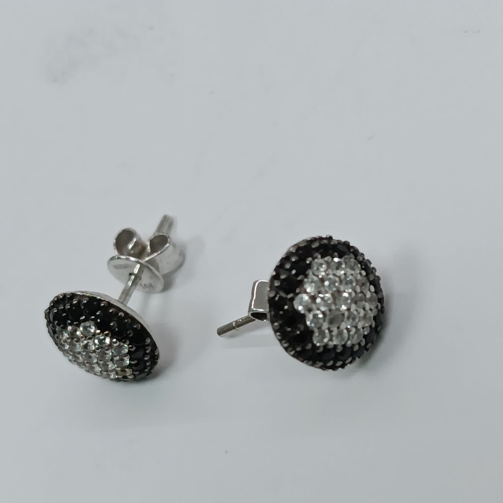 ARETES PAR ORO BLANCO 14 K 2,30 GRMS (SEMINUEVO)