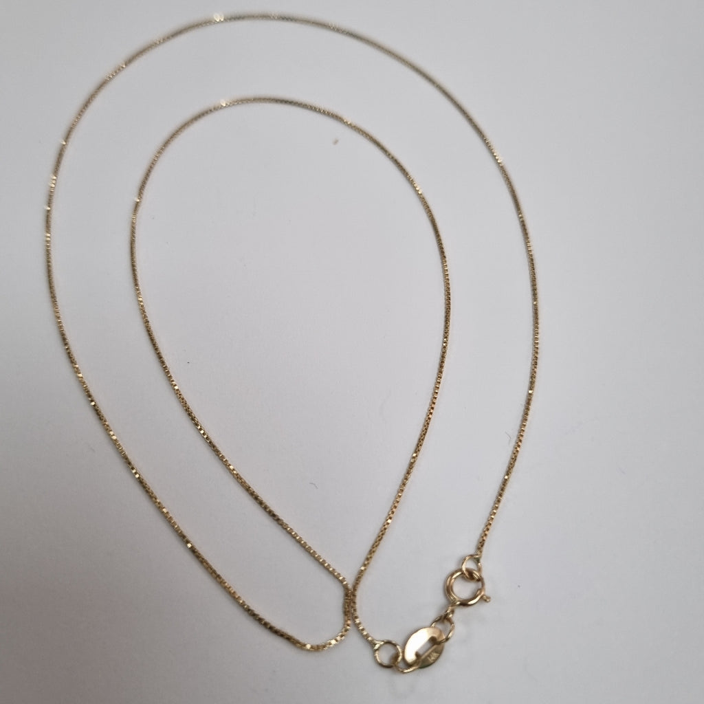 CADENA VENECIANO 14K 50 CM 1.6 GR (NUEVO)