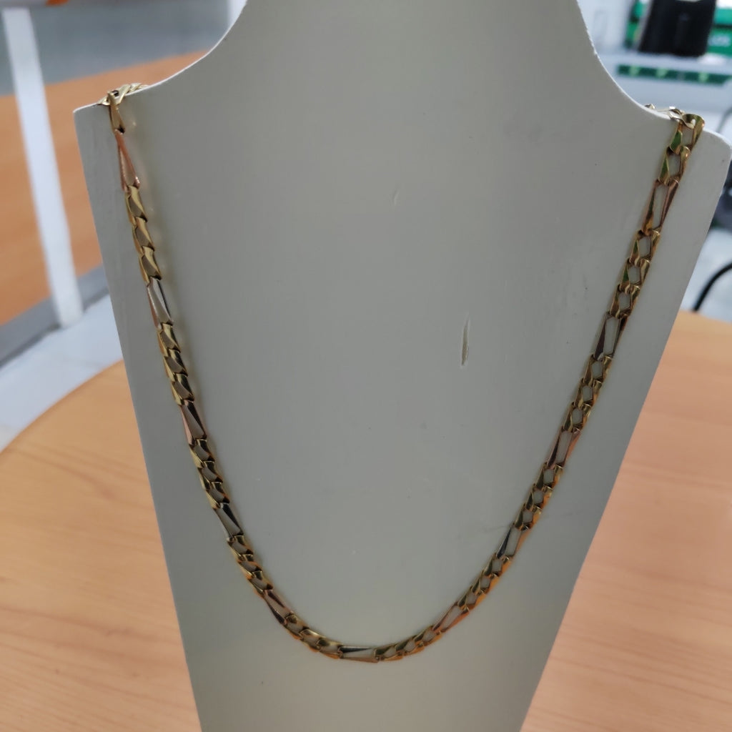 CADENA ORO, ORO COMBINADO 14 K 23.7 GRMS (SEMINUEVO)