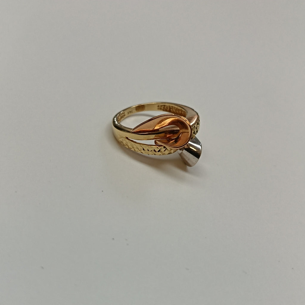 ANILLO ORO,ORO BLANCO 14 K 5,80 GRMS (SEMINUEVO)