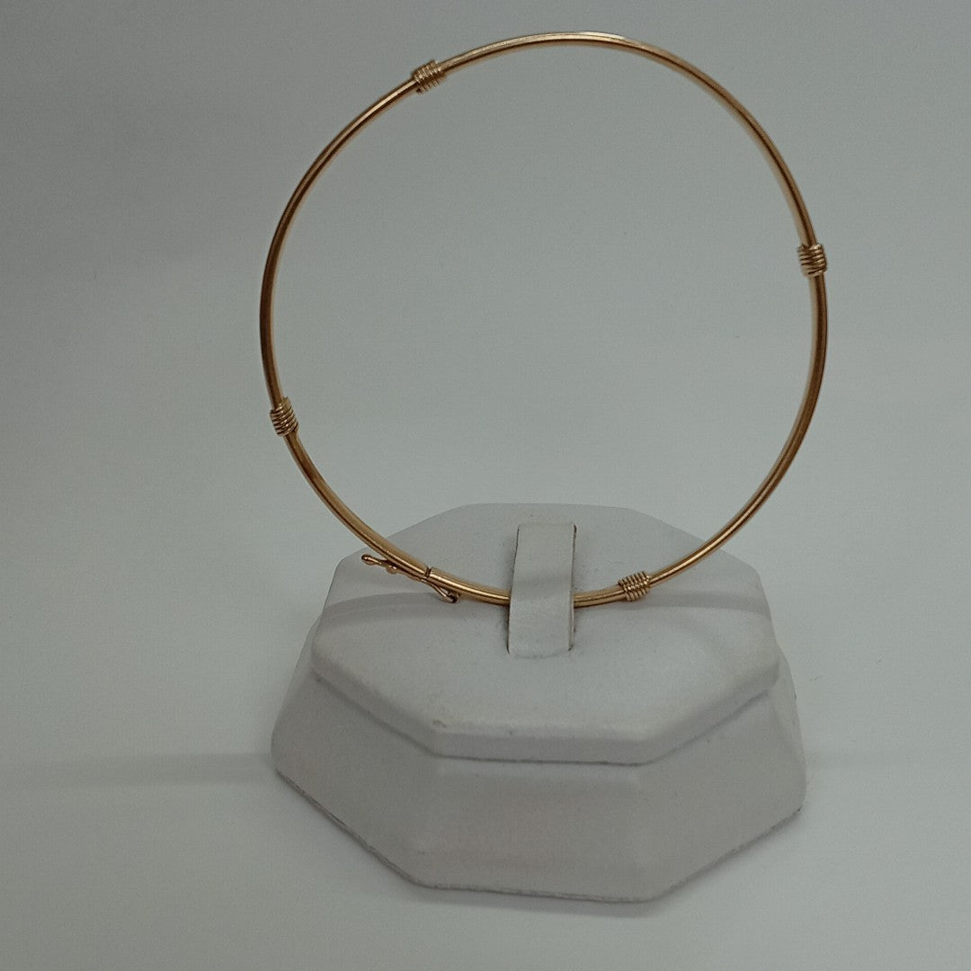 PULSERA RIGIDA ORO 14 K 4.1 GRMS (SEMINUEVO)