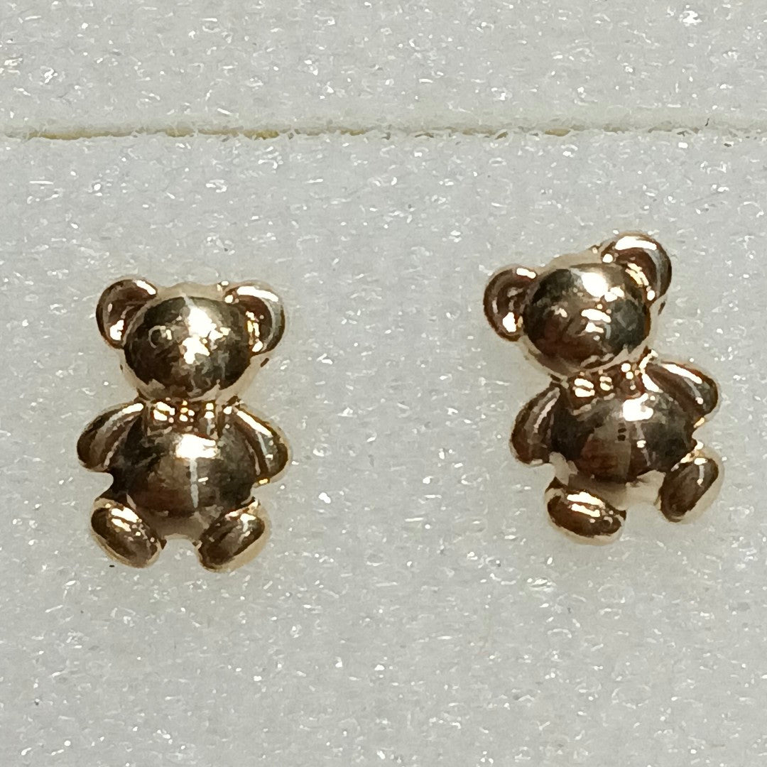 BROQUELES BROQUEL FIG OSO 14K 0.2592 GR (NUEVO)