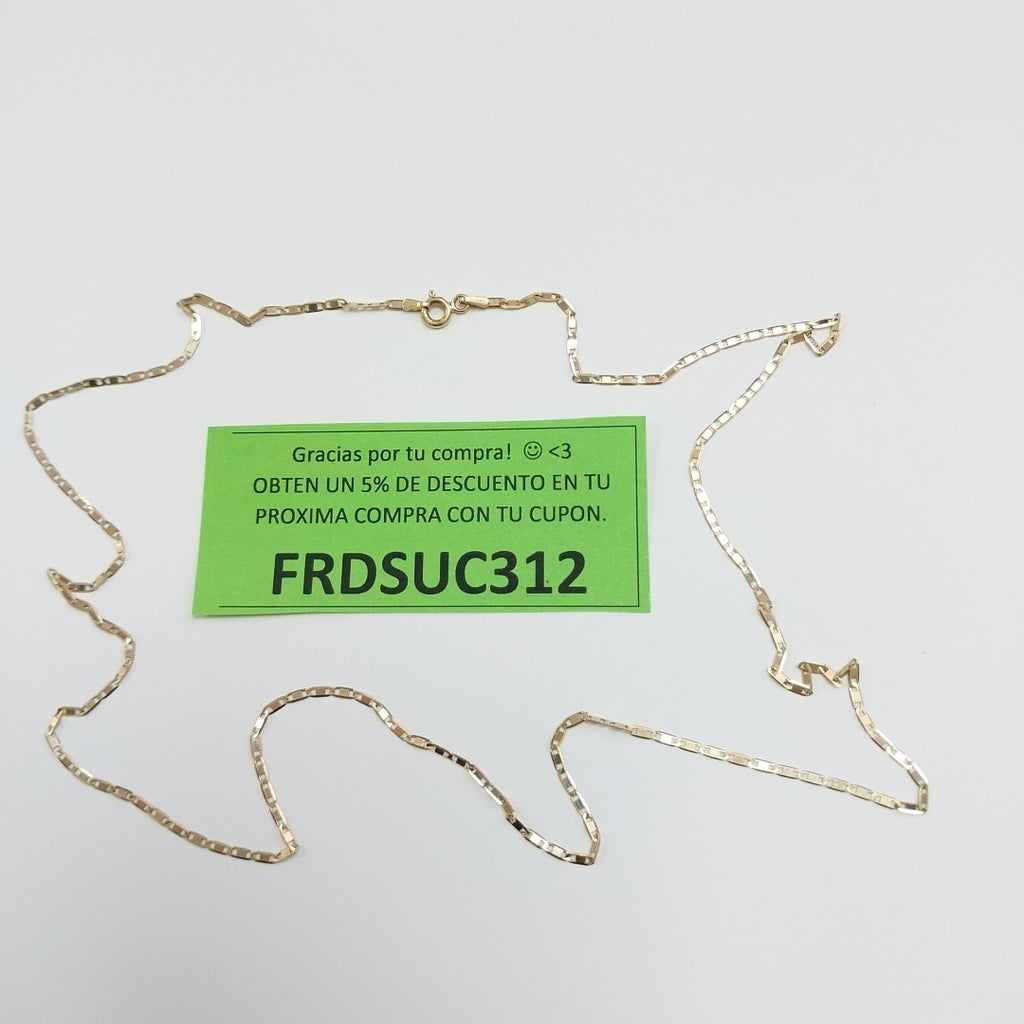 CADENA ORO 14 K 2.5 GRMS (SEMINUEVO)