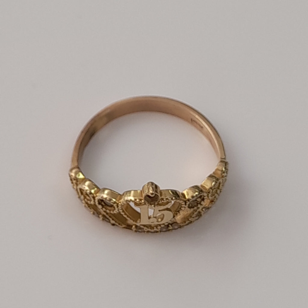ANILLO ORO 8 K 2,30 GRMS (SEMINUEVO)