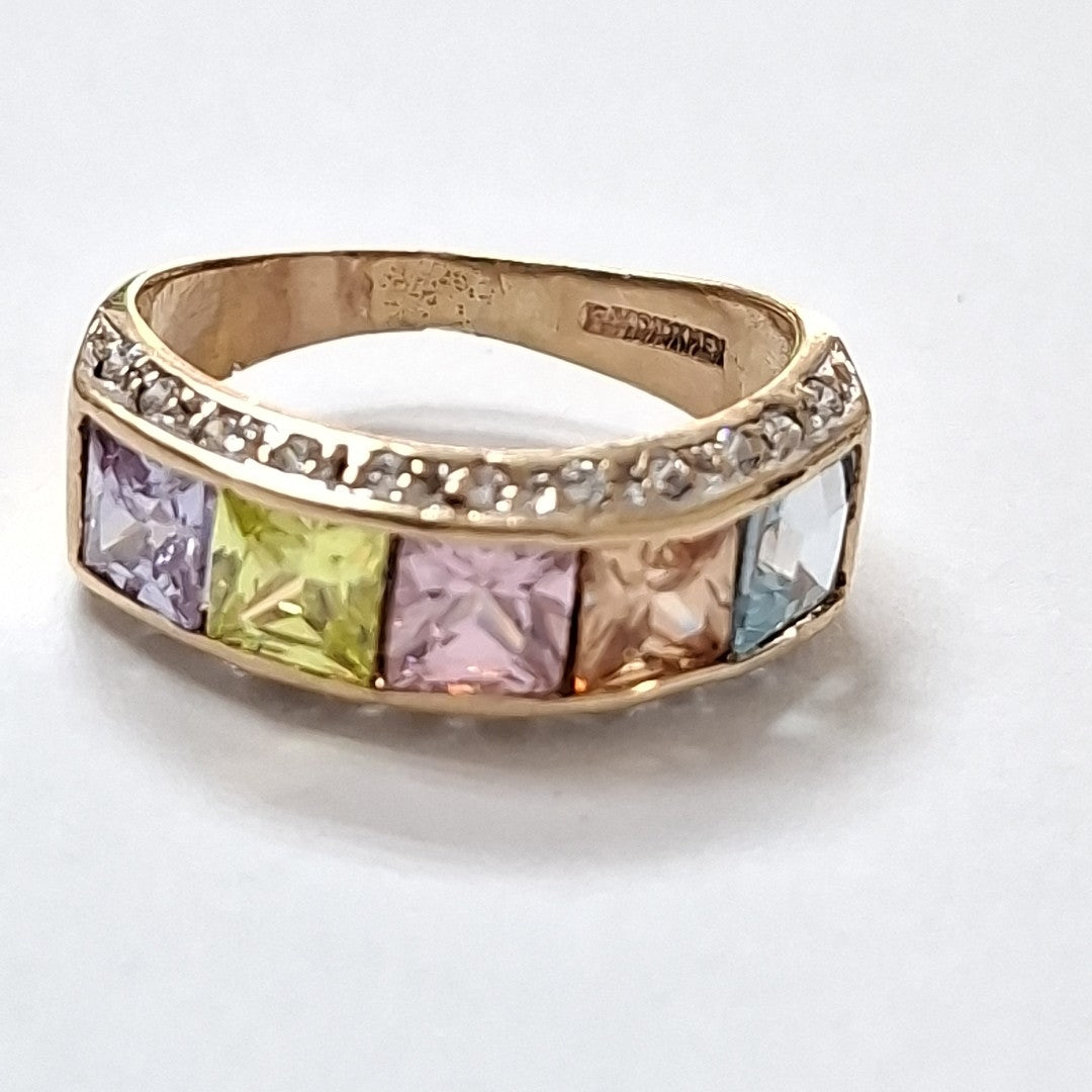 ANILLO ORO 10 K 4.6 GRMS (SEMINUEVO)