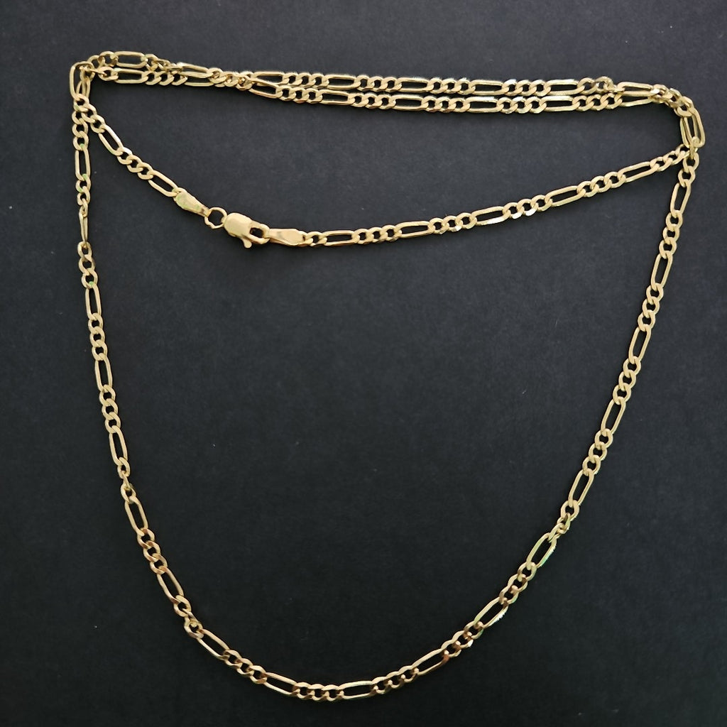 CADENA TEJIDO 3X1 14K 55 CM 5.2 GR (NUEVO)