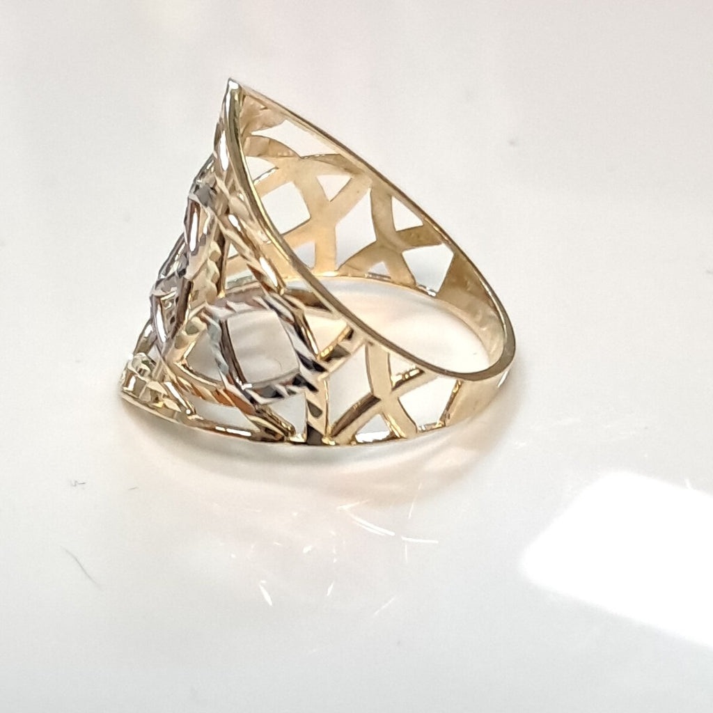 ANILLOS CON ESTRELLA CELTA 14K TALLA 6.5 2.2 GR (NUEVO)