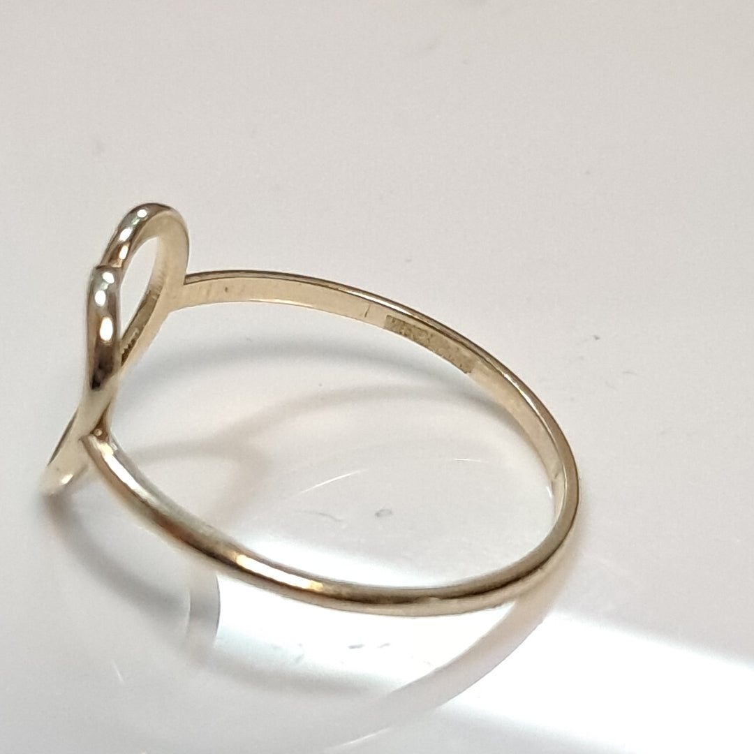 ANILLOS ANILLITO FIG CORAZON 10K TALLA 7 0.9 GR (NUEVO)