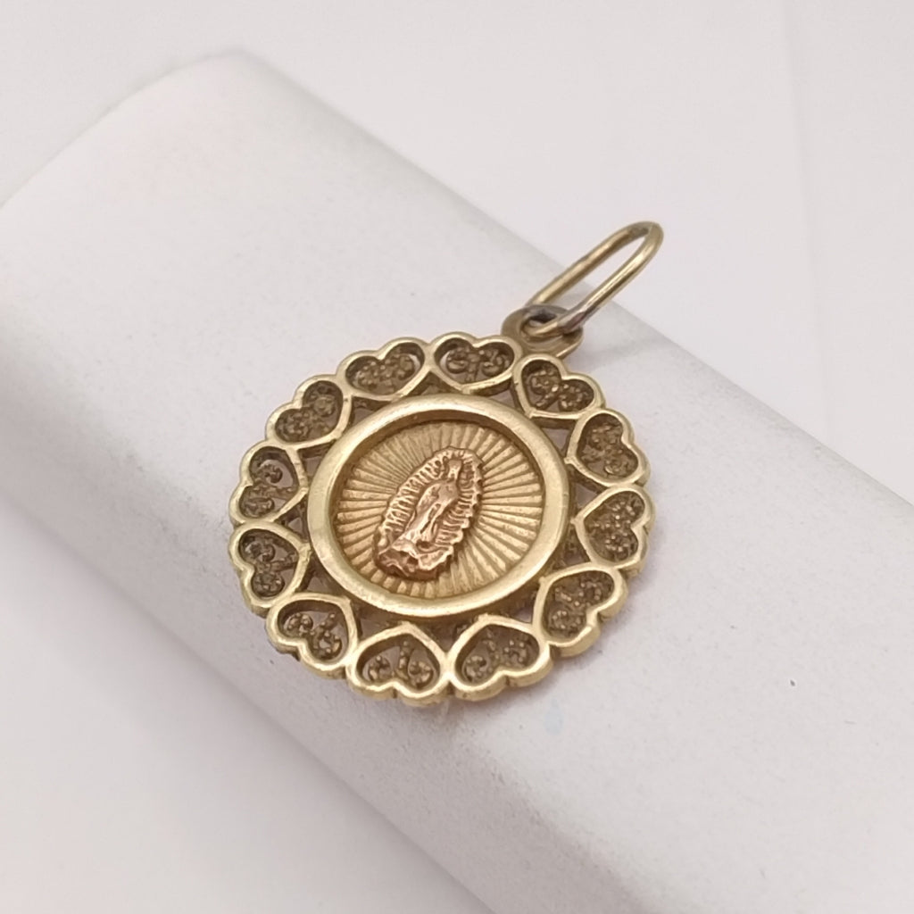 MEDALLA RELIGIOSA ORO 10 K 2.5 GRMS (SEMINUEVO)