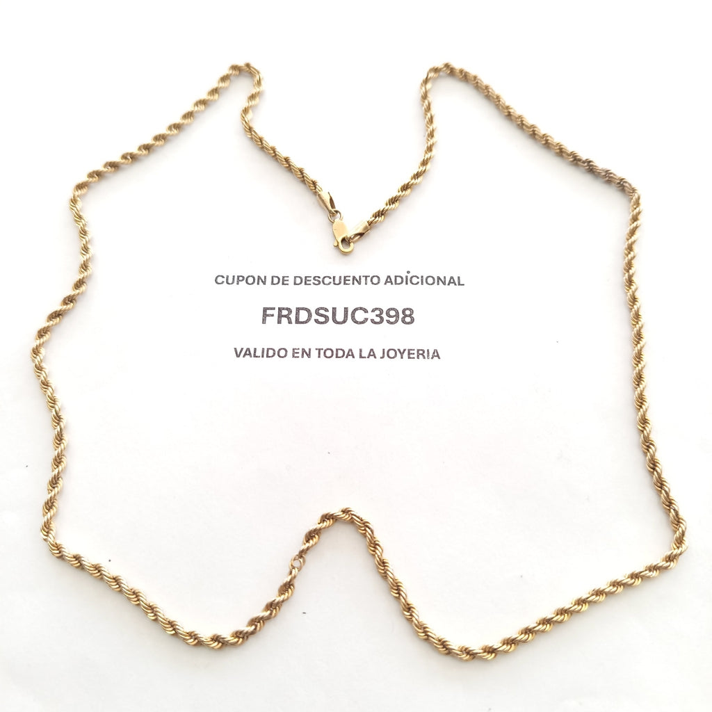 CADENA ORO 10 K 6.2 GRMS (SEMINUEVO)