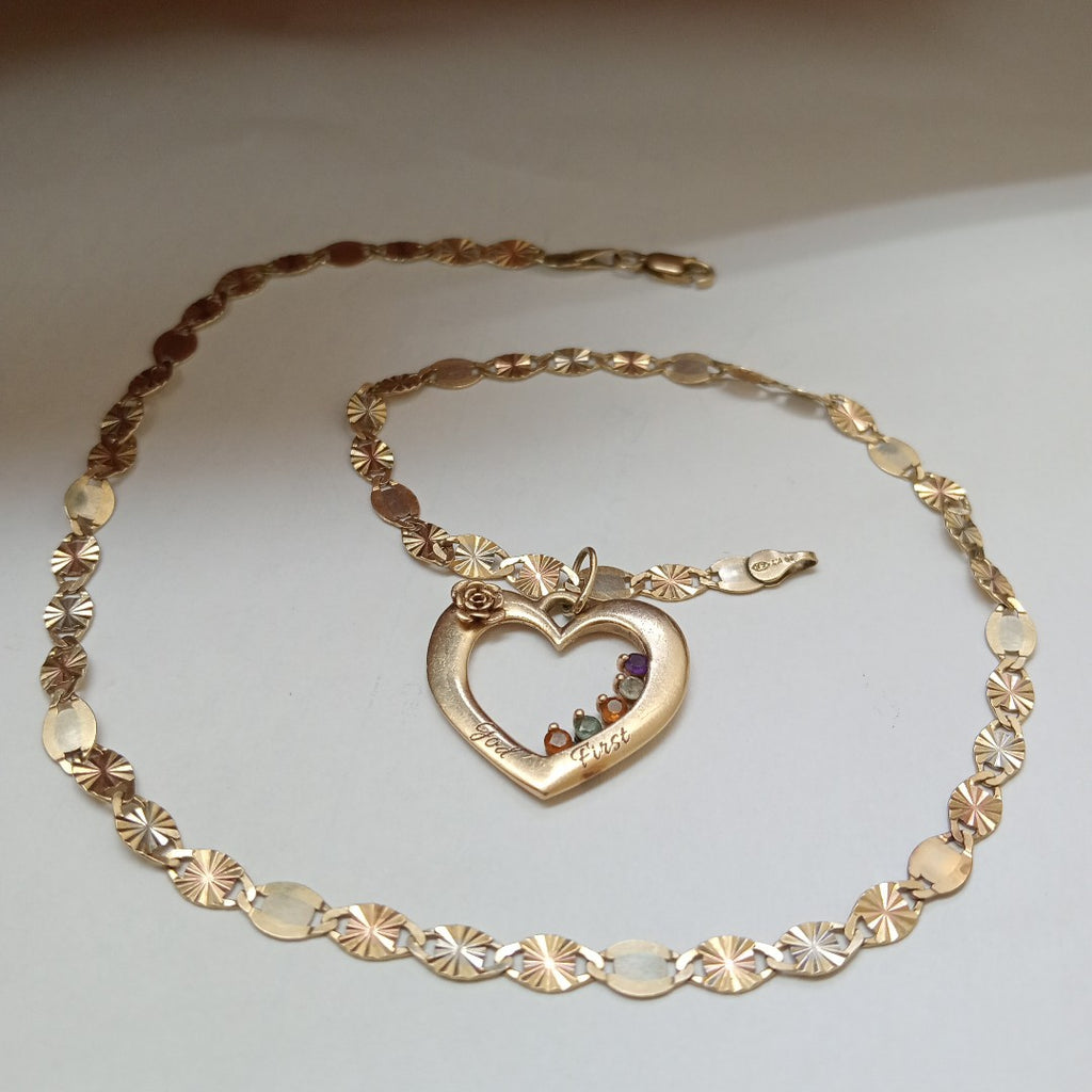 CADENA, DIJE ORO 14 K 12.3 GRMS (SEMINUEVO)
